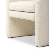 A traditional wool-blend fabric in cream covers this versatile ottoman for an easy fit in any room.As fans of organic modern aesthetics at Amethyst, we love the designer inspired Serena Ottoman - Durham Cream. This item pairs well with other brands such as Ethnicraft and is perfect for modern homes Amethyst Home provides interior design, new home construction design consulting, vintage area rugs, and lighting in the Des Moines metro area.
