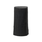 Ground any room with a style inspired by the beautiful simplicity of nature. Made of black-finished resin, the form for this special piece is molded from a tree trunk, then cast in resin to recreate the same shape and texture of the trunk — talk about a true statement piece Amethyst Home provides interior design, new home construction design consulting, vintage area rugs, and lighting in the Charlotte metro area.