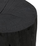 Ground any room with a style inspired by the beautiful simplicity of nature. Made of black-finished resin, the form for this special piece is molded from a tree trunk, then cast in resin to recreate the same shape and texture of the trunk — talk about a true statement piece Amethyst Home provides interior design, new home construction design consulting, vintage area rugs, and lighting in the Salt Lake City metro area.