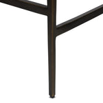 Bring a slim, light look to the dining room. This counter stool pairs camel top-grain leather and bronzed iron to craft a simple, airy look. A tapered leg and decorative handle on the back elevate the look.As fans of organic modern materials at Amethyst, we love the optimistic inspired Somerson Stool - Counter. Amethyst Home provides interior design, new home construction design consulting, vintage area rugs, and lighting in the Seattle metro area.