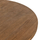 Made from character-rich resawn oak, a simple, rounded coffee table features splayed legs for a low, angular look Amethyst Home provides interior design, new home construction design consulting, vintage area rugs, and lighting in the Monterey metro area.