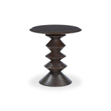 Featuring Stacked Reclaimed Russet End Table by Four Hands at Amethyst Home. Inspired by Romanian sculptor and painter Brâncuși, this side table of mixed reclaimed woods doubles as art with its sculptural lathe base.Overall Dimensions: 22.00"w x 22.00"d x 23.25"hWeight : 43.21 lbsMaterials: Solid Mixed Reclaimed Wood. Amethyst Home provides interior design, new home construction design consulting, vintage area rugs, and lighting in the Boston metro area.