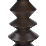 Featuring Stacked Reclaimed Russet End Table by Four Hands at Amethyst Home. Inspired by Romanian sculptor and painter Brâncuși, this side table of mixed reclaimed woods doubles as art with its sculptural lathe base.Overall Dimensions: 22.00"w x 22.00"d x 23.25"hWeight : 43.21 lbsMaterials: Solid Mixed Reclaimed Wood. Amethyst Home provides interior design, new home construction design consulting, vintage area rugs, and lighting in the Miami metro area.