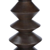 Featuring Stacked Reclaimed Russet End Table by Four Hands at Amethyst Home. Inspired by Romanian sculptor and painter Brâncuși, this side table of mixed reclaimed woods doubles as art with its sculptural lathe base.Overall Dimensions: 22.00"w x 22.00"d x 23.25"hWeight : 43.21 lbsMaterials: Solid Mixed Reclaimed Wood. Amethyst Home provides interior design, new home construction design consulting, vintage area rugs, and lighting in the Miami metro area.