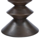 Featuring Stacked Reclaimed Russet End Table by Four Hands at Amethyst Home. Inspired by Romanian sculptor and painter Brâncuși, this side table of mixed reclaimed woods doubles as art with its sculptural lathe base.Overall Dimensions: 22.00"w x 22.00"d x 23.25"hWeight : 43.21 lbsMaterials: Solid Mixed Reclaimed Wood. Amethyst Home provides interior design, new home construction design consulting, vintage area rugs, and lighting in the Tampa metro area.