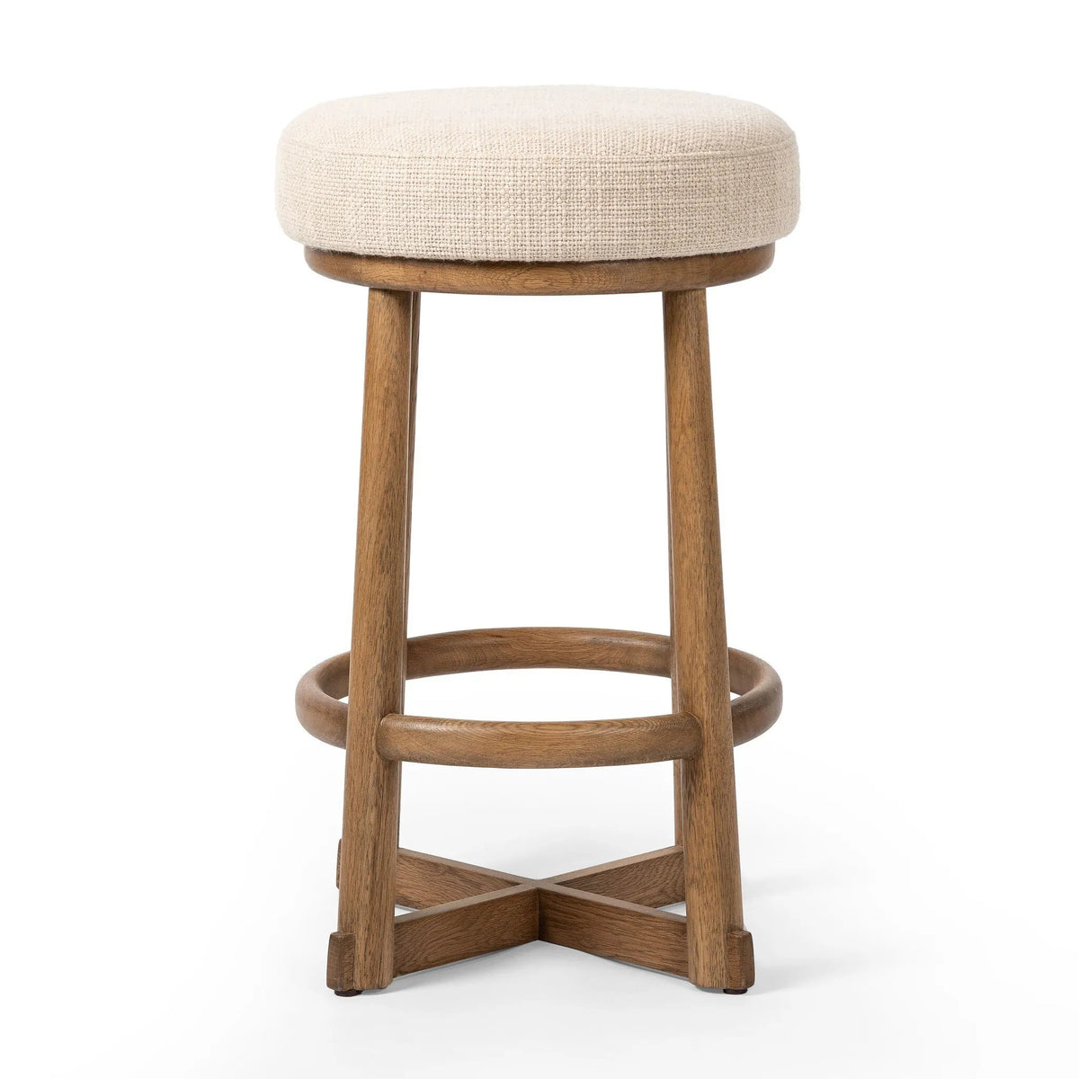 Staria Saxon Sand Swivel Stool | shipping 09/16/2025