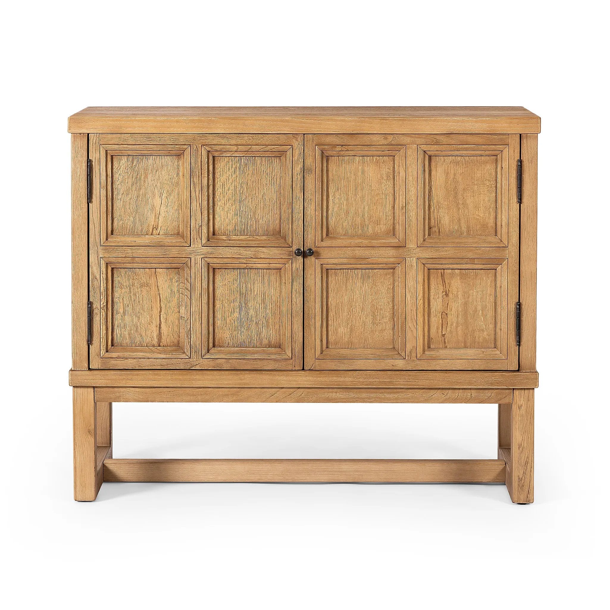 Featuring Tamara Worn Oak Veneer Small Cabinet by Four Hands at Amethyst Home. Small-scale cabinetry of worn oak features paneled doors, lending texture to a clean-lined design.Overall Dimensions: 42.00"w x 18.25"d x 35.00"hWeight : 89.50 lbsMaterials: Thick Oak Veneer, Poplar Plywood. Amethyst Home provides interior design, new home construction design consulting, vintage area rugs, and lighting in the Portland metro area.