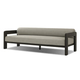 Aluminum frames heavy-proportioned bench-style seat and bolster back cushions, giving this outdoor sofa clean lines and strong visual presence. Cover or store inside during inclement weather or when not in use.As lovers of natural aesthetics at Amethyst, we love the nature inspired Tatiana Outdoor Sofa-86" - Ramiro Ecru. Amethyst Home provides interior design, new home construction design consulting, vintage area rugs, and lighting in the Alpharetta metro area.