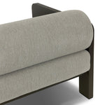 Aluminum frames heavy-proportioned bench-style seat and bolster back cushions, giving this outdoor sofa clean lines and strong visual presence. Cover or store inside during inclement weather or when not in use.As lovers of natural aesthetics at Amethyst, we love the nature inspired Tatiana Outdoor Sofa-86" - Ramiro Ecru. Amethyst Home provides interior design, new home construction design consulting, vintage area rugs, and lighting in the Park City metro area.