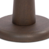 Featuring Tennon Russet Mango Table Lamp by Four Hands at Amethyst Home. This Seventies-inspired table lamp combines a low, curved metal shade with a classic brass finial and wooden base. Perfect in a home office or on your nightstand as a bedside reading lamp. Overall Dimensions: 14.00"w x 14.00"d x 16.00"h. Amethyst Home provides interior design, new home construction design consulting, vintage area rugs, and lighting in the Houston metro area.