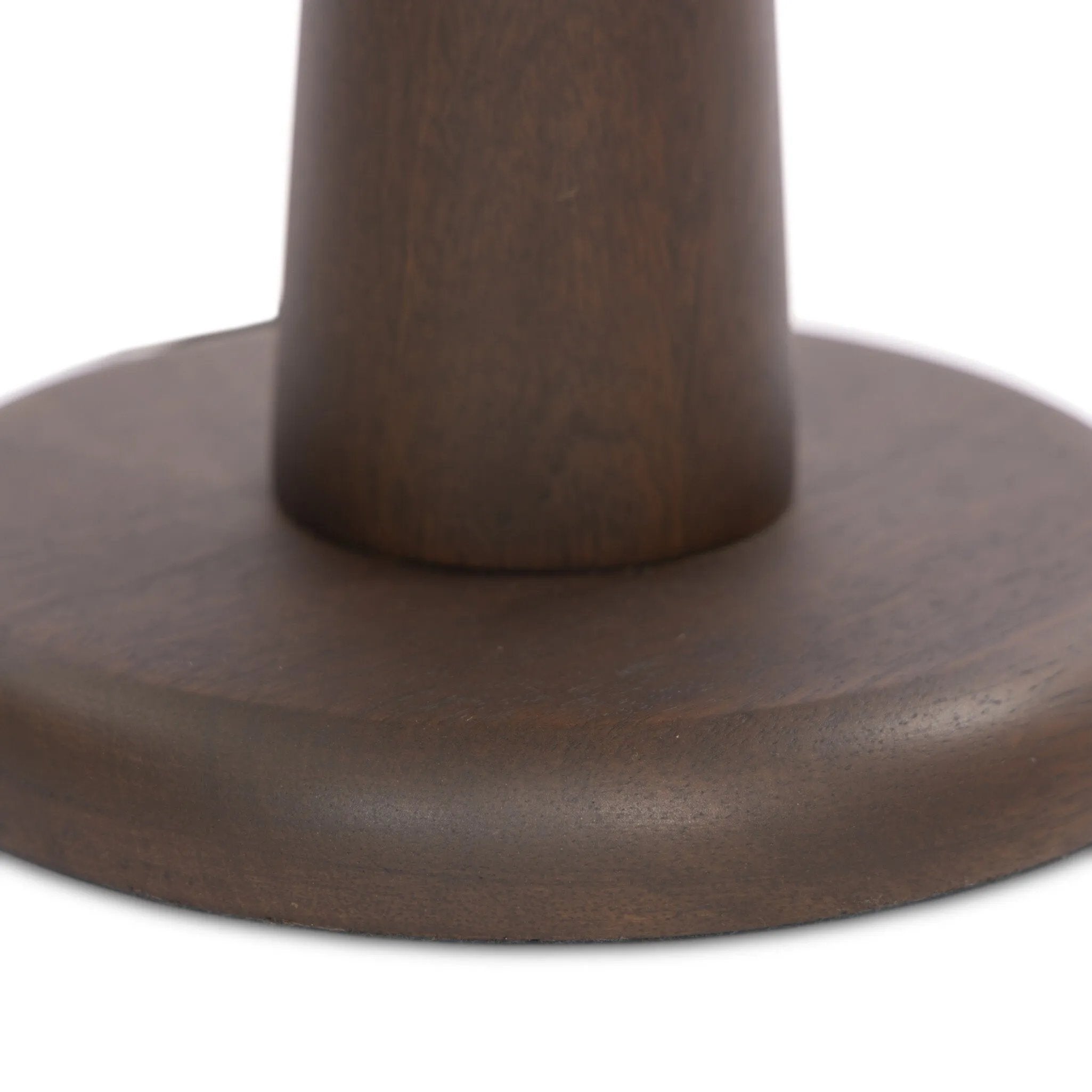 Featuring Tennon Russet Mango Table Lamp by Four Hands at Amethyst Home. This Seventies-inspired table lamp combines a low, curved metal shade with a classic brass finial and wooden base. Perfect in a home office or on your nightstand as a bedside reading lamp. Overall Dimensions: 14.00"w x 14.00"d x 16.00"h. Amethyst Home provides interior design, new home construction design consulting, vintage area rugs, and lighting in the Houston metro area.