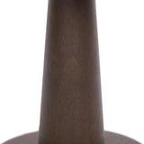 Featuring Tennon Russet Mango Table Lamp by Four Hands at Amethyst Home. This Seventies-inspired table lamp combines a low, curved metal shade with a classic brass finial and wooden base. Perfect in a home office or on your nightstand as a bedside reading lamp. Overall Dimensions: 14.00"w x 14.00"d x 16.00"h. Amethyst Home provides interior design, new home construction design consulting, vintage area rugs, and lighting in the Laguna Beach metro area.
