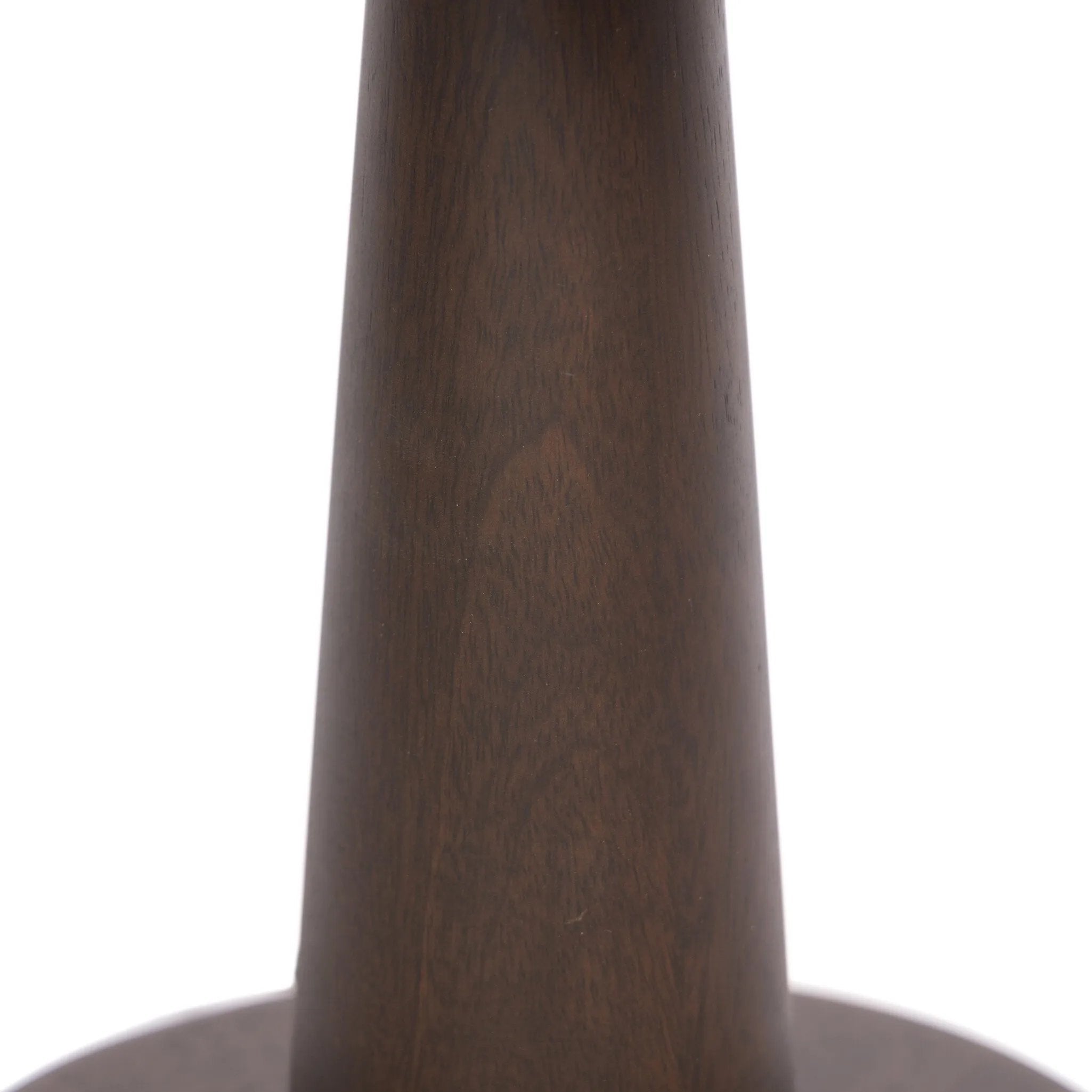 Featuring Tennon Russet Mango Table Lamp by Four Hands at Amethyst Home. This Seventies-inspired table lamp combines a low, curved metal shade with a classic brass finial and wooden base. Perfect in a home office or on your nightstand as a bedside reading lamp. Overall Dimensions: 14.00"w x 14.00"d x 16.00"h. Amethyst Home provides interior design, new home construction design consulting, vintage area rugs, and lighting in the Laguna Beach metro area.