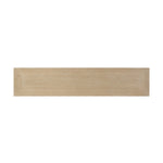 Made from bleached solid oak, a long, open-style console table brings a light, clean look to your living or media room. Lower shelving brings bonus storage and display of media, favorite books and more Amethyst Home provides interior design, new home construction design consulting, vintage area rugs, and lighting in the Washington metro area.