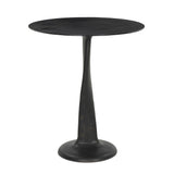 A playful piece inspired by fashion sketches and silhouettes. Aluminum is finished in a distressed bronze, shaping a ribbon-like base and twisting as it tapers toward the top. This unique silhouette seems to offer a different perspective from every angle. Amethyst Home provides interior design, new home construction design consulting, vintage area rugs, and lighting in the Austin metro area.