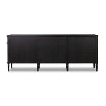Made from distressed black-finished oak with slim legs, nine drawers bring antique European vibes to modern bedroom styling. This item has been modified to comply with the STURDY Act. See a full list of modified products and data changes in the “STURDY Act” file in the Downloads section below Amethyst Home provides interior design, new home construction design consulting, vintage area rugs, and lighting in the Boston metro area.