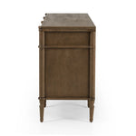 Made from toasted oak with slim legs, nine drawers bring antique European vibes to modern bedroom styling. This item has been modified to comply with the STURDY Act. See a full list of modified products and data changes in the “STURDY Act” file in the Downloads section below Amethyst Home provides interior design, new home construction design consulting, vintage area rugs, and lighting in the Kansas City metro area.