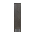 Long sliding doors with paper cord stripes inspired by Japanese teahouses bring a traditional look to this spacious cabinet. Made from oak in a smoked black finish, with a slightly oversized top.As lovers of luxe aesthetics at Amethyst, we love the optimistic inspired Tuscola Cabinet. Amethyst Home provides interior design, new home construction design consulting, vintage area rugs, and lighting in the Washington metro area.