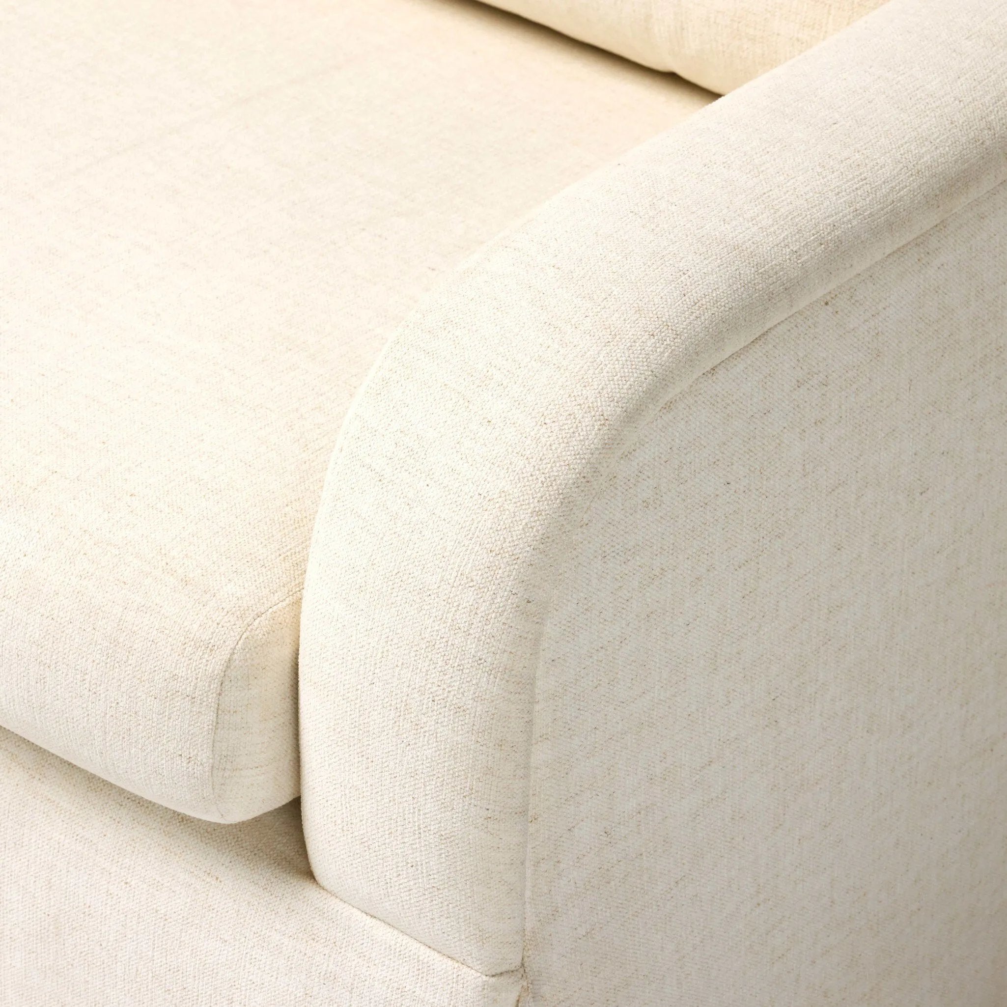 Meet the piece that can do it all. Specialized performance fabric covers a long bench-style seat, while a concealed sleeper mechanism allows for easy pullout to transform this flexible piece into an extra bed. Curved slope arms finish into a fixed slipcover with kick-pleats at the front. Amethyst Home provides interior design, new home construction design consulting, vintage area rugs, and lighting in the Calabasas metro area.