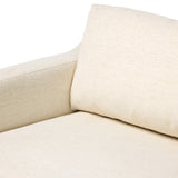Meet the piece that can do it all. Specialized performance fabric covers a long bench-style seat, while a concealed sleeper mechanism allows for easy pullout to transform this flexible piece into an extra bed. Curved slope arms finish into a fixed slipcover with kick-pleats at the front. Amethyst Home provides interior design, new home construction design consulting, vintage area rugs, and lighting in the Omaha metro area.
