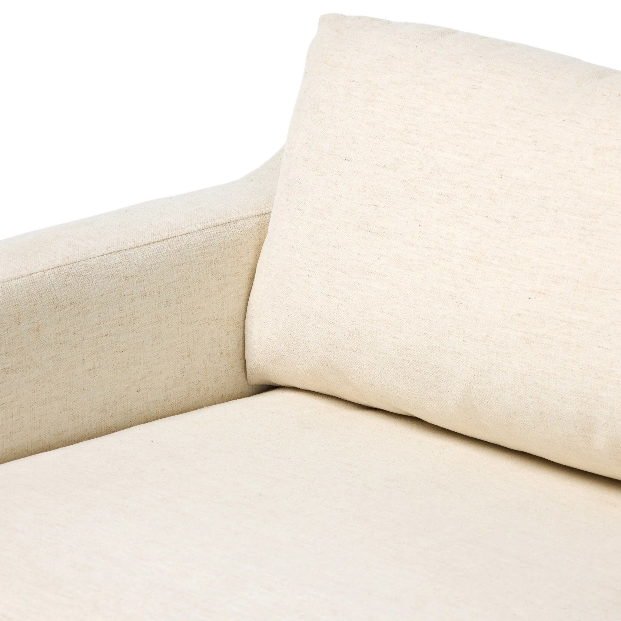 Meet the piece that can do it all. Specialized performance fabric covers a long bench-style seat, while a concealed sleeper mechanism allows for easy pullout to transform this flexible piece into an extra bed. Curved slope arms finish into a fixed slipcover with kick-pleats at the front. Amethyst Home provides interior design, new home construction design consulting, vintage area rugs, and lighting in the Omaha metro area.