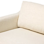 Meet the piece that can do it all. Specialized performance fabric fabric covers a long bench-style seat, while a concealed sleeper mechanism allows for easy pullout to transform this flexible piece into an extra bed. Curved slope arms finish into a fixed slipcover with kick-pleats at the front. Amethyst Home provides interior design, new home construction design consulting, vintage area rugs, and lighting in the Alpharetta metro area.