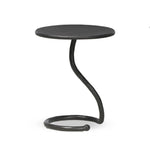 Featuring Vera Hammered Gunmetal End Table by Four Hands at Amethyst Home. A low-profile end table features a snake-like base finished in a hammered gunmetal. Perfectly sized to keep your favorite drink or book within reach, to make your evening ritual a little smoother. Overall Dimensions: 16.00"w x 16.00"d x 18.75"h. Amethyst Home provides interior design, new home construction design consulting, vintage area rugs, and lighting in the Calabasas metro area.