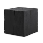 Ground any room with a style inspired by the beautiful simplicity of nature. Made of black-finished resin, the form for this special piece is molded from a tree trunk that's been cut into a square, then cast in resin to recreate the same  texture of the trunk, even the saw marks where it was cut — talk about a true statement piece Amethyst Home provides interior design, new home construction design consulting, vintage area rugs, and lighting in the Scottsdale metro area.
