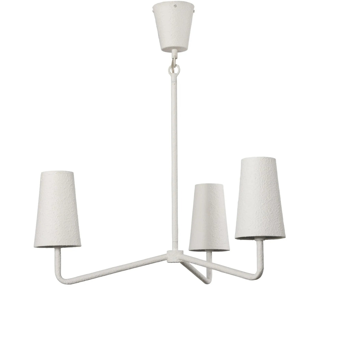 Vincennes Matte White Plaster Chandelier | ready to ship!