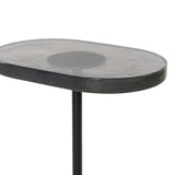 Featuring Vinia Light Blue Cast Glass End Table by Four Hands at Amethyst Home. A slim-profile end table pairs a simple iron base with an oval tabletop of hand-cast recycled glass in a soft, smoky blue.
Collection: MarlowColors: Light Blue Cast Glass ,Iron Matte BlackMaterials: Cast Glass ,IronOverall Dimensions: 12.75"W x 8.25"L x 17"H Weight: 17.85 lbs. Amethyst Home provides interior design, new home construction design consulting, vintage area rugs, and lighting in the Dallas metro area.