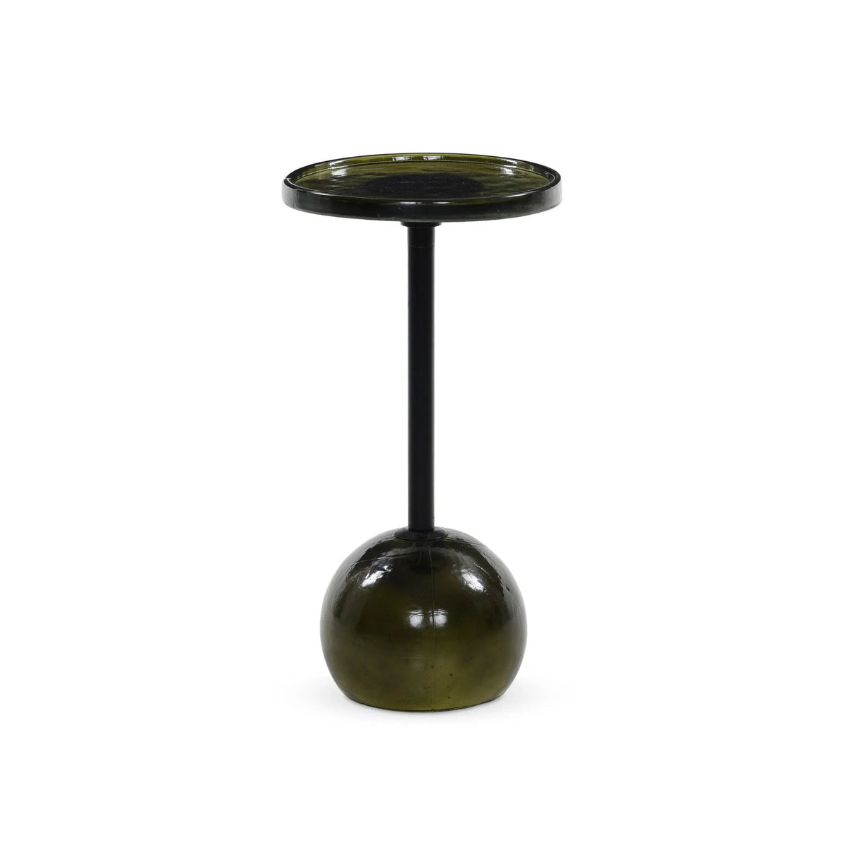 Viola Accent Table - Moss Cast Glass | shipping 12/15/2025