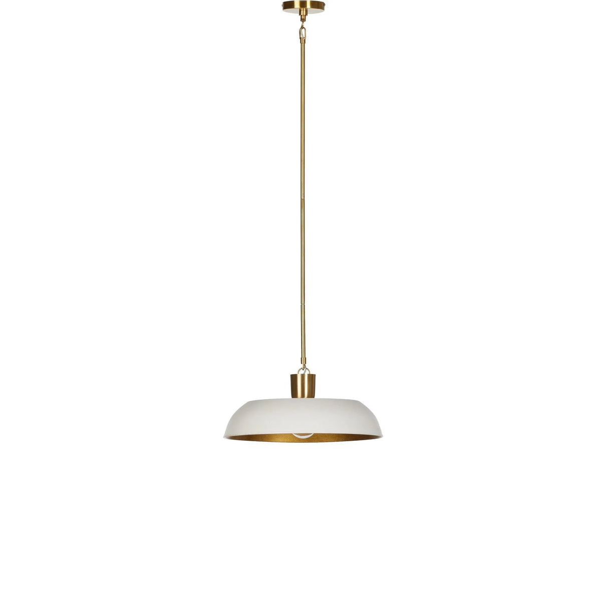 Walton White Aluminum Enamel Pendant | shipping 10/15/2025