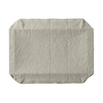 Outdoor furniture protection for all seasons. It's recommended to keep the bottom from touching the ground, and if the cover is taller than the furniture piece, add a pillow or object underneath to help ventilate. Storage bag included. Amethyst Home provides interior design, new home construction design consulting, vintage area rugs, and lighting in the Scottsdale metro area.