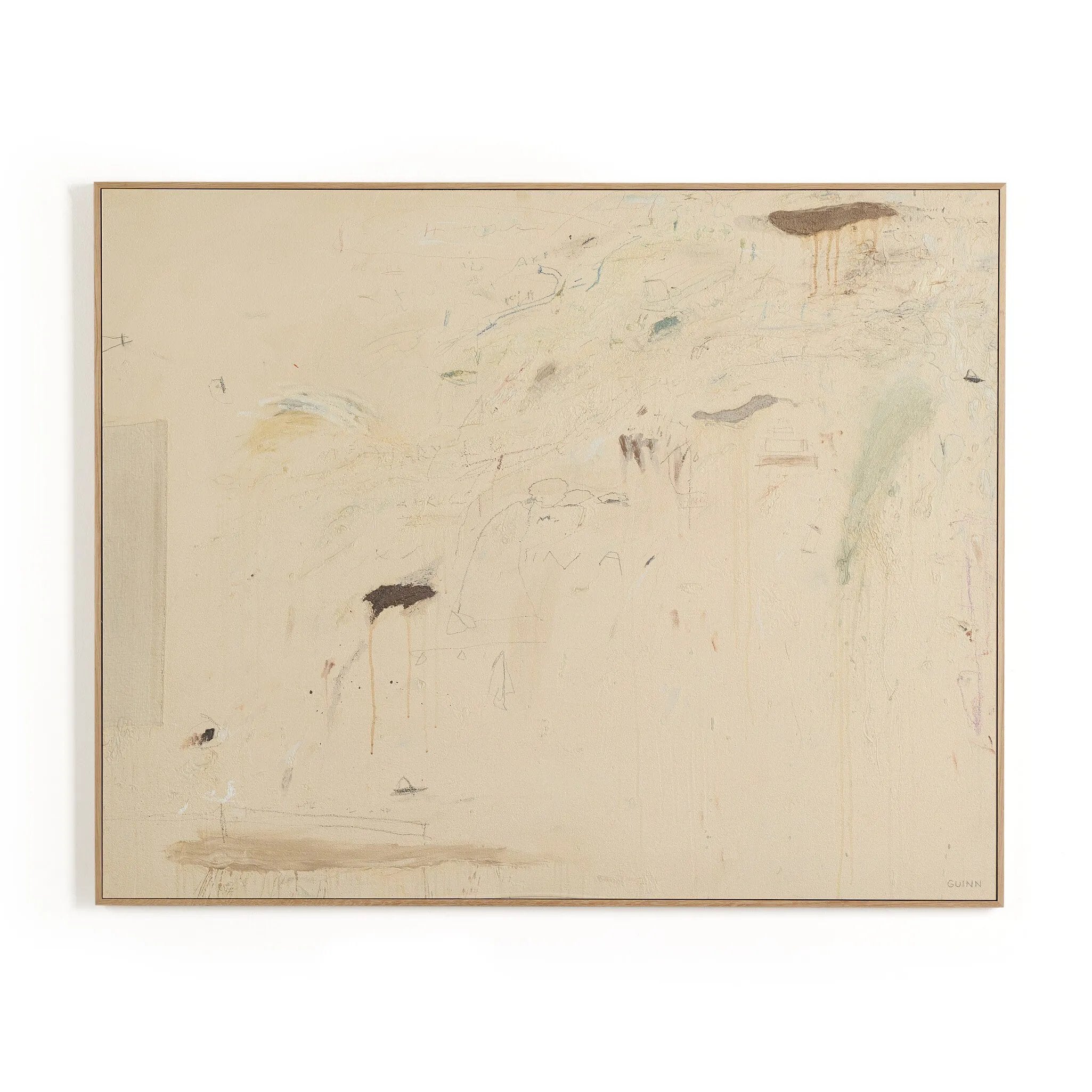 Based in Austin, Texas, abstract-expressionist painter Tyler Guinn looks to texture and organic sensibility to shape his wide variety of works, from geometric pieces and flowing landscapes to mark making and automatic writing. Handmade in Austin, Texas Amethyst Home provides interior design, new home construction design consulting, vintage area rugs, and lighting in the Winter Garden metro area.