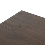 A squared coffee table of rich oak veneer meets clean lines with wide proportions, bringing a beautifully natural look to your living space Amethyst Home provides interior design, new home construction design consulting, vintage area rugs, and lighting in the Park City metro area.