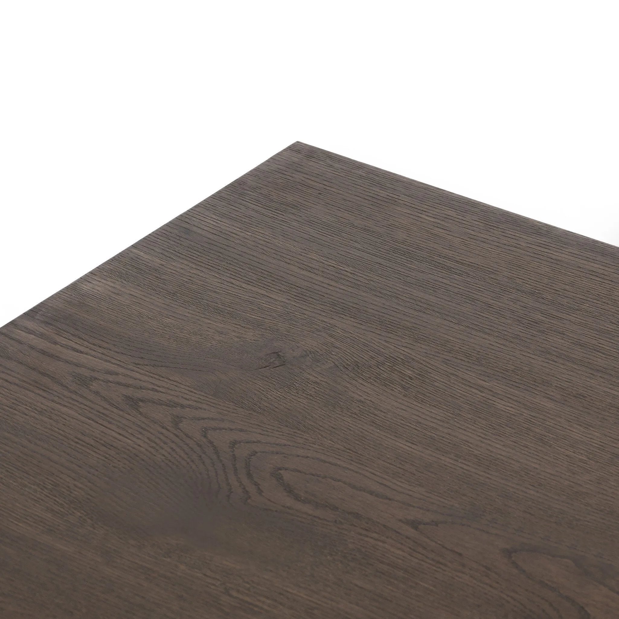 A squared coffee table of rich oak veneer meets clean lines with wide proportions, bringing a beautifully natural look to your living space Amethyst Home provides interior design, new home construction design consulting, vintage area rugs, and lighting in the Park City metro area.