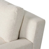 Featuring Yelena Crypton Nomad Snow 3-Piece Sectional by Four Hands at Amethyst Home. Add a touch of modern sophistication to your space with the streamlined silhouette and dramatic side profile of this track arm sectional. Subtle tapering along the side adds visual interest, while the bench-style seating invites relaxation. Extra plush foam cushions and S-. Amethyst Home provides interior design, new home construction design consulting, vintage area rugs, and lighting in the Nashville metro area.
