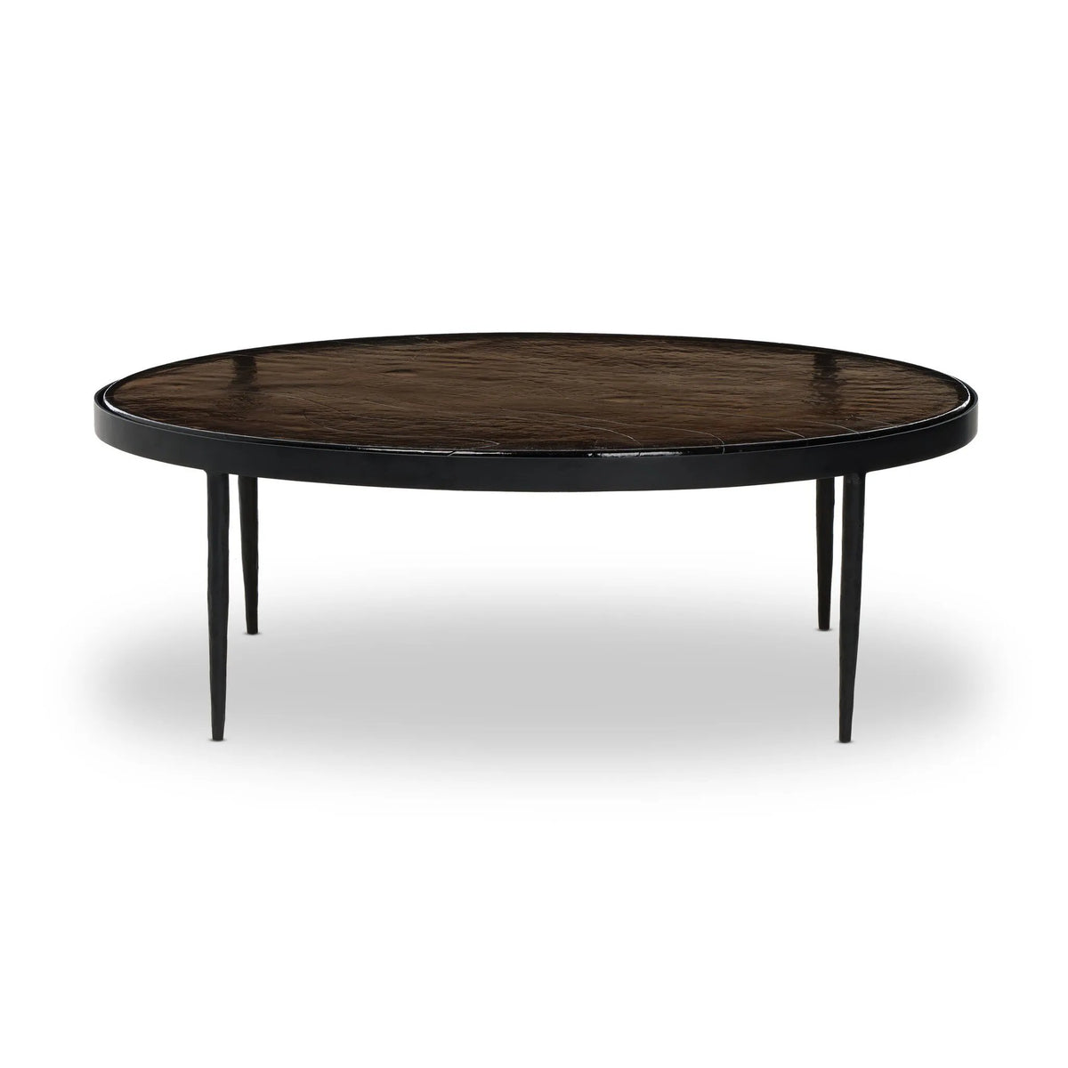 Yoko Grand Coffee Table - Smoked Brown Cast Glass | shipping 09/29/2025