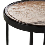 Featuring Yoko Smoked Brown Cast Glass Nesting Table by Four Hands at Amethyst Home. Smoky brown glass-topped table with slim, tapered matte black metal frames for a sleek, modern look. Part of a nesting set, can be used alone or paired with its larger counterpart.
Overall Dimensions: 20.5" L x 20.5 " W x 18.25" H
Collection: MarlowColors: Smoked Brown Cast. Amethyst Home provides interior design, new home construction design consulting, vintage area rugs, and lighting in the Calabasas metro area.