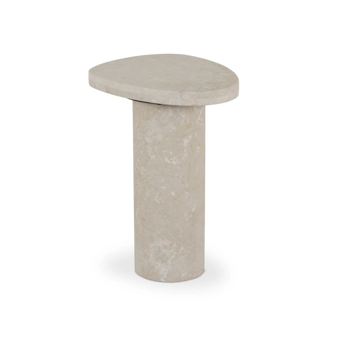 Zion End Table - Cream Marble | ready to ship!