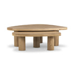 Featuring Zion Natural Oak Nesting Coffee Tables by Four Hands at Amethyst Home. Overall Dimensions: 48.00"w x 30.00"d x 15.00"hWeight : 86.09 lbsMaterials: Solid Oak, Oak Veneer. Amethyst Home provides interior design, new home construction design consulting, vintage area rugs, and lighting in the Los Angeles metro area.