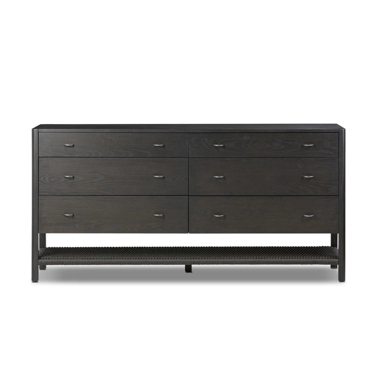 Zuma Smoked Black Ash 6 Drawer Dresser | ready to ship!