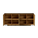 Freda Four Door Sideboard - Antiqued Brass Aluminum | shipping 11/04/2026