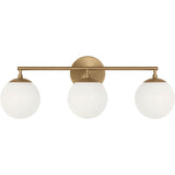 Satin Brass Bulb(s) Included