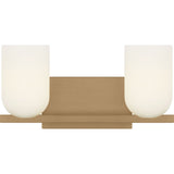 Satin Brass Bulb(s) Included