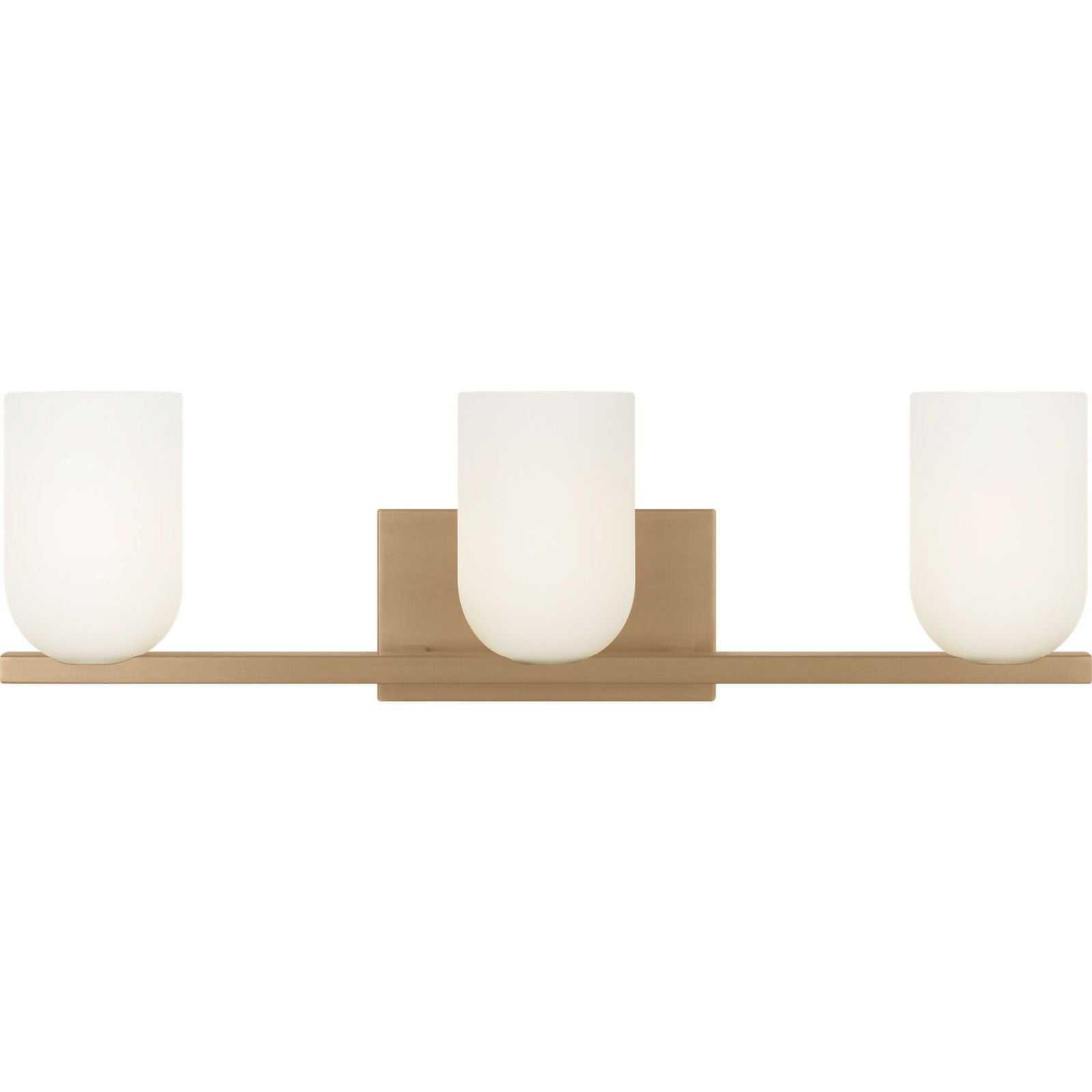 Satin Brass Bulb(s) Included