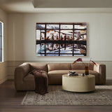 Gasthof Post Pool by Slim Aarons - Rustic Walnut
