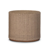 Giles Outdoor Woven Umbrella Cover-Round - Stained Toasted Brown-FSC | shipping 10/10/2026