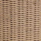 Giles Outdoor Woven Umbrella Cover-Round - Stained Toasted Brown-FSC | shipping 10/10/2026