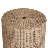 Giles Outdoor Woven Umbrella Cover-Round - Stained Toasted Brown-FSC | shipping 10/10/2026